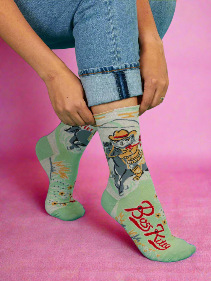 Boss Kitty Crew Socks