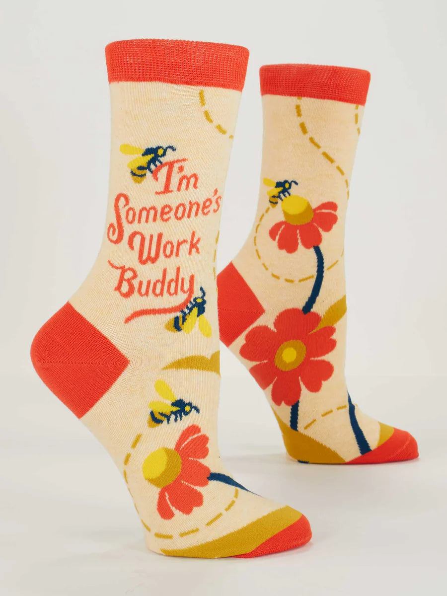 I'm Someone's Work Buddy Crew Socks