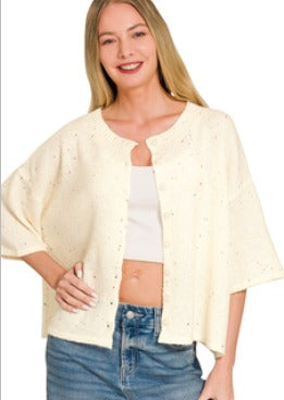 In A Dream Half-Sleeve Cardigan
