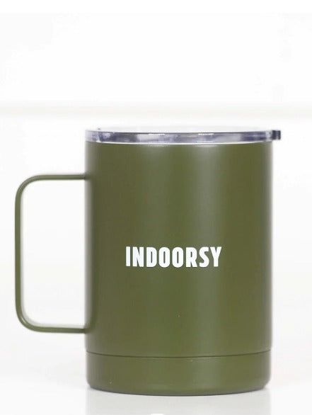 Indoorsy Green Travel Mug