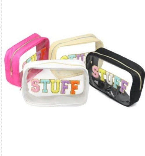 Stuff Clear Cosmetic Bag