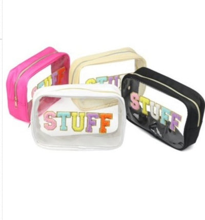 Stuff Clear Cosmetic Bag