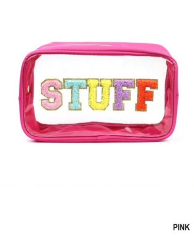 Stuff Clear Cosmetic Bag