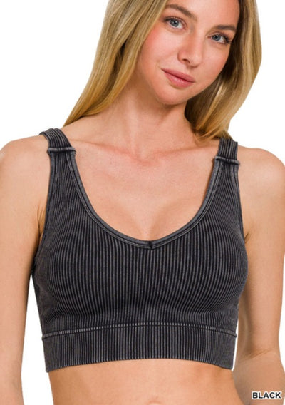The Lyla Ribbed Padded Bra