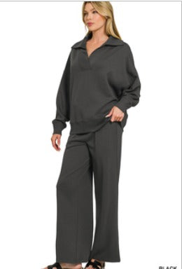Sarah Scuba Pullover Set