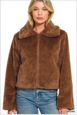 Fur Real Teddy Jacket
