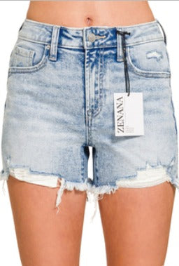 Roxie Rebel Distressed Shorts