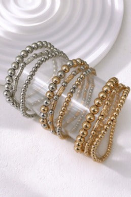 Stack It Up Mixed Beaded Bracelet