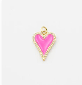 Pink Heart Charm