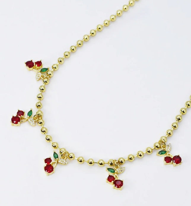 Cherry Cascade Necklace