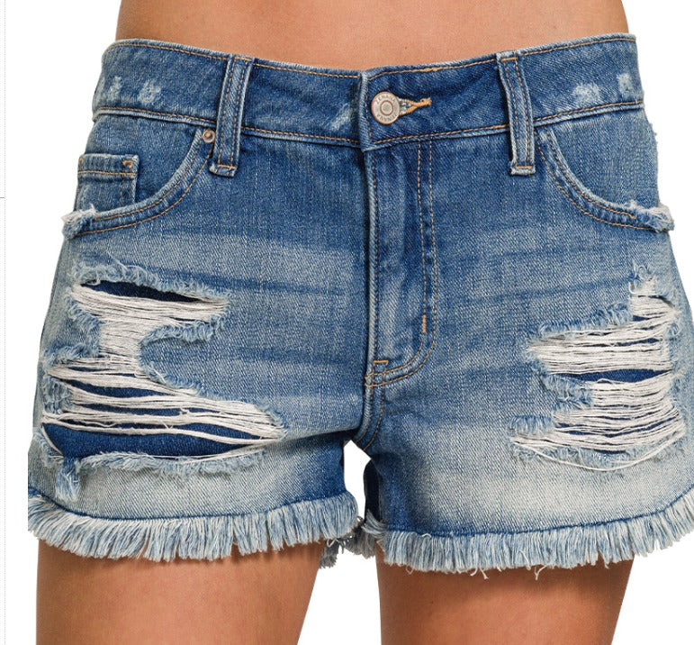 The Barefoot Blues Denim Shorts