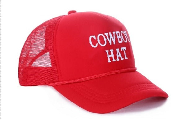 Cowboy Hat Trucker Hat