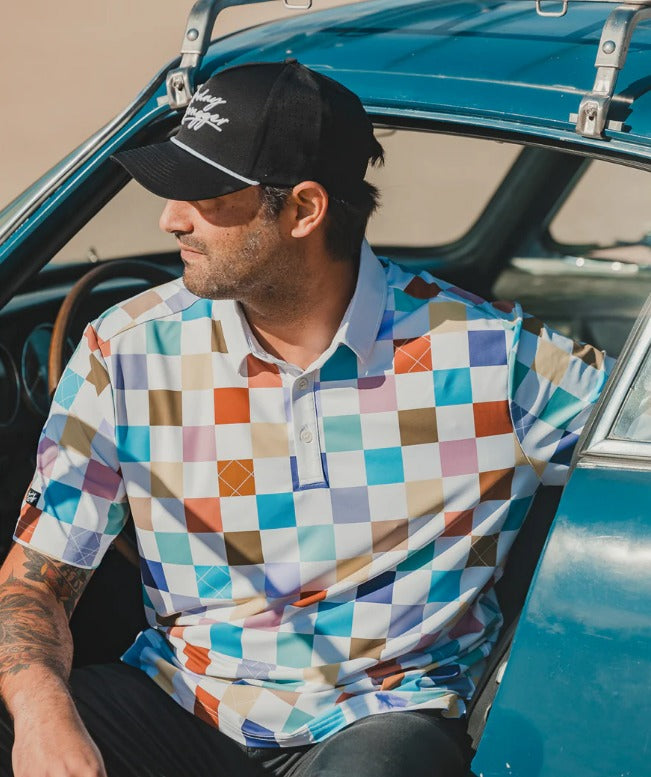 Checked Out Men's Polo