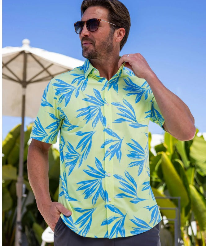 Key Lime Button Up Sunday Swagger