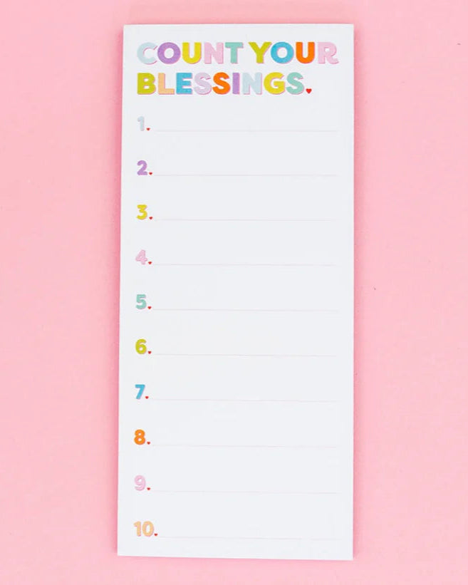 Blessings List Pad