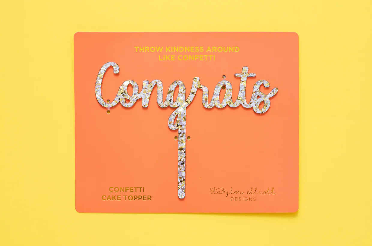 Congrats Cake Topper