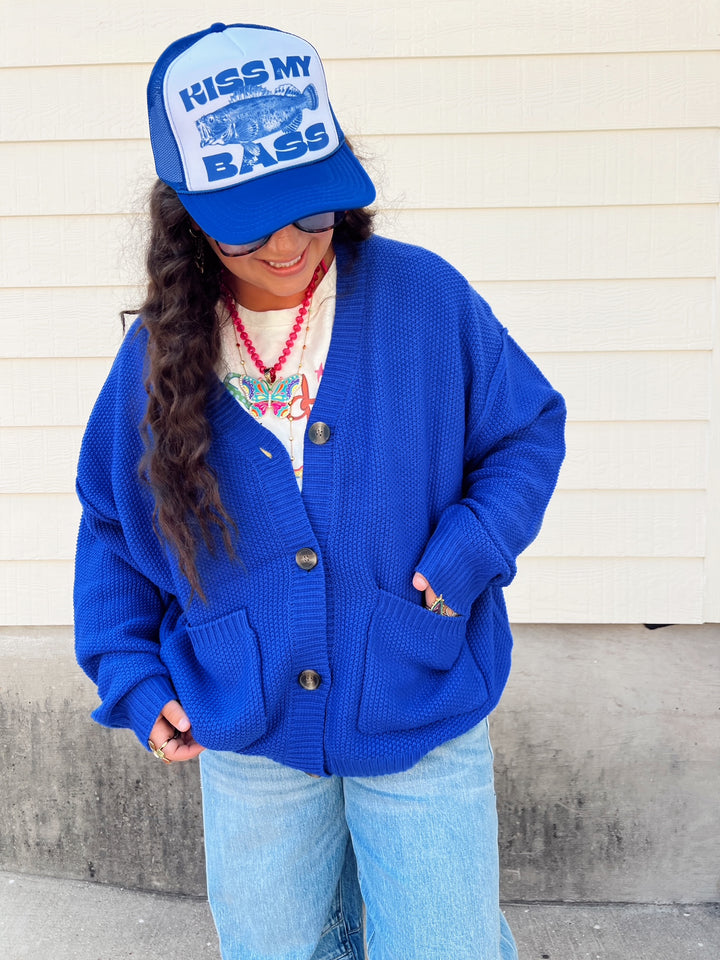 The Cobalt Cardigan