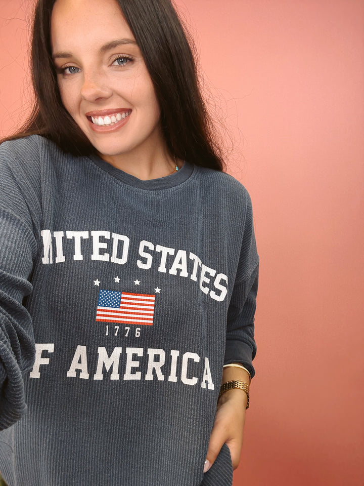 Midnight Layers Ribbed Top