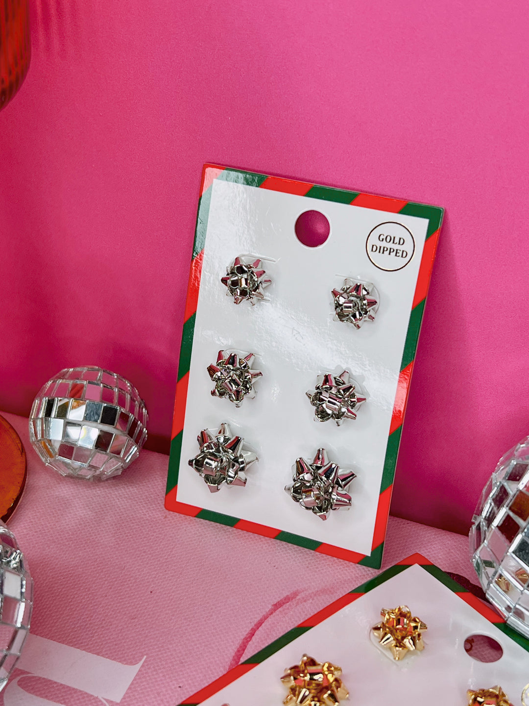 I'm The Gift Bow Stud Set
