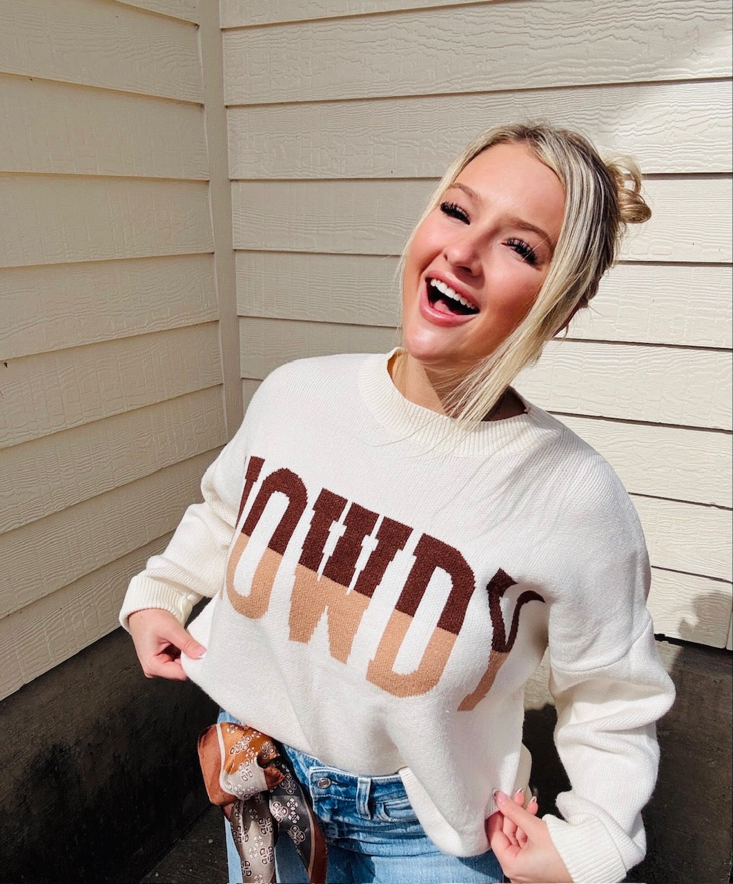 Howdy Oversized Sweater