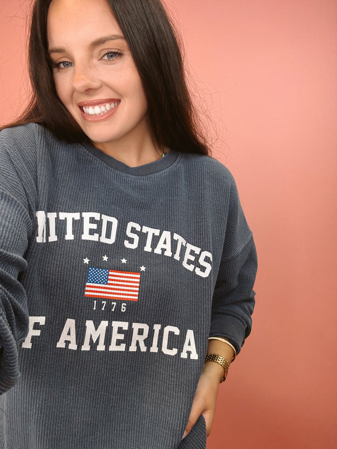 Midnight Layers Ribbed Top