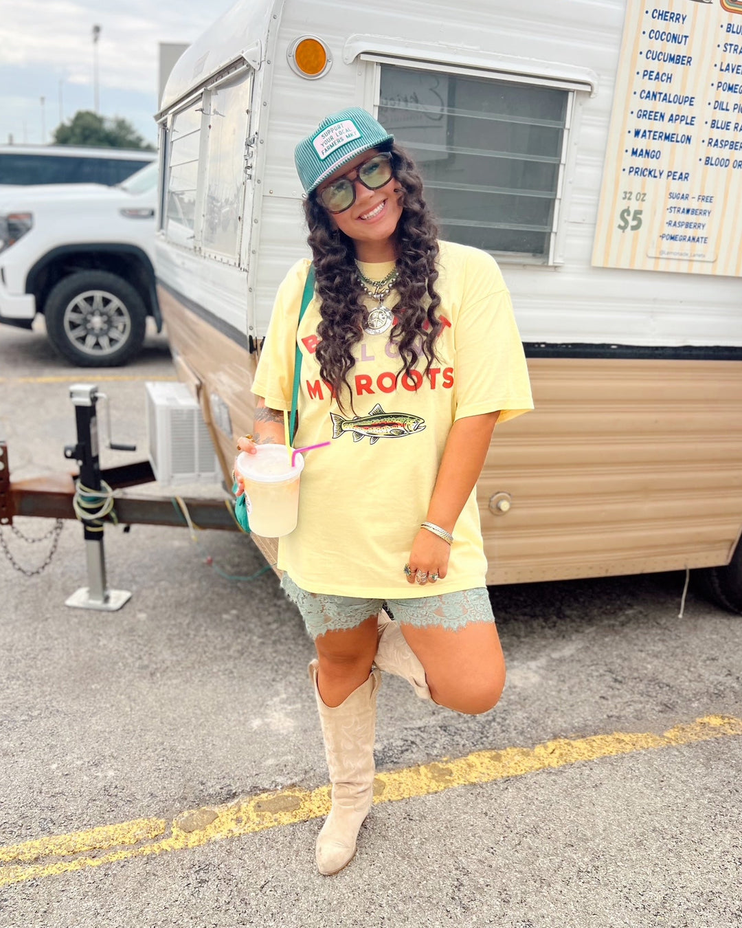 Blame It On My Roots Graphic Tee