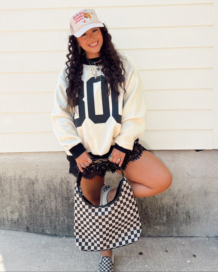 Boo Reversible Ghost Sweater