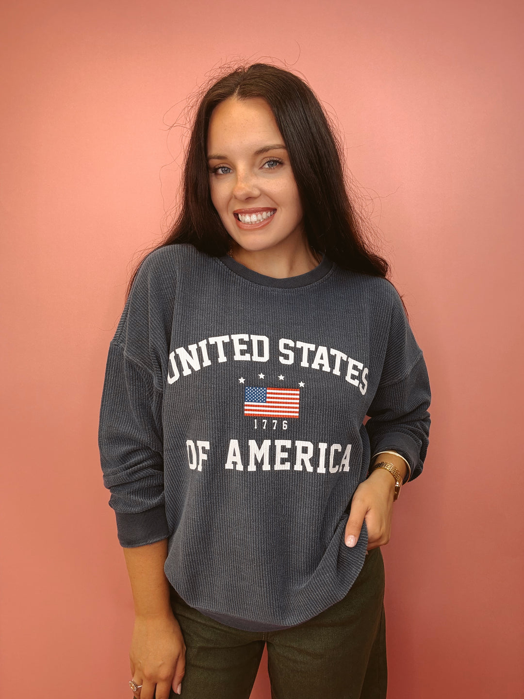 Midnight Layers Ribbed Top