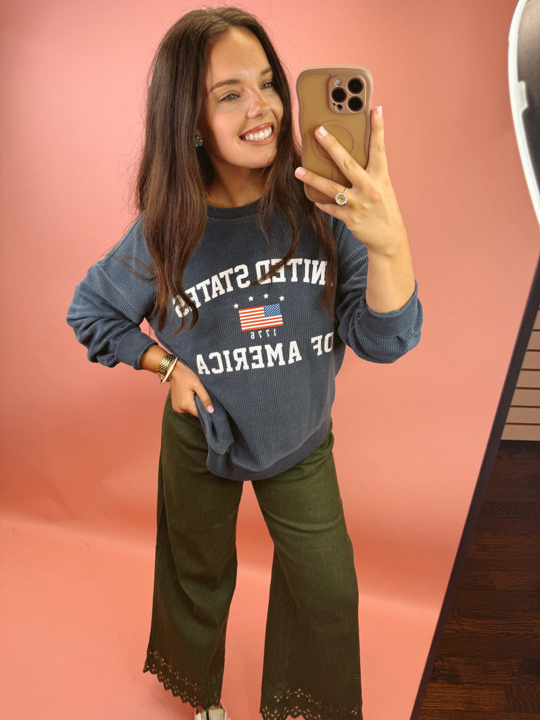 Midnight Layers Ribbed Top