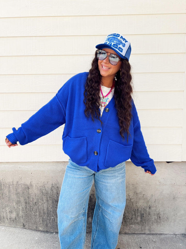 The Cobalt Cardigan