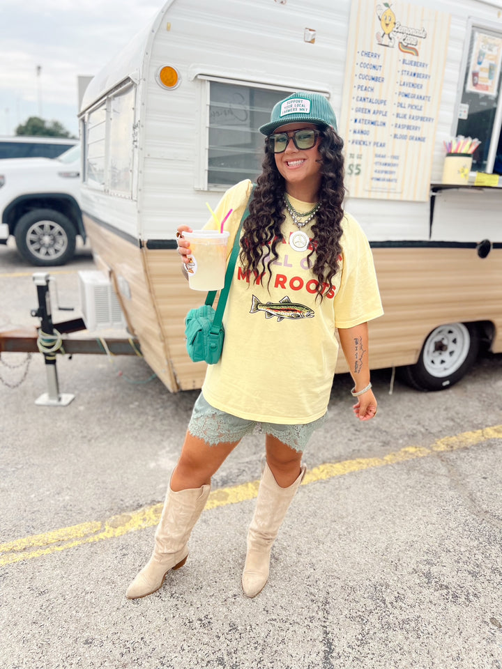 Blame It On My Roots Graphic Tee