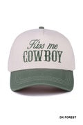 Kiss Me Cowboy Trucker Hat