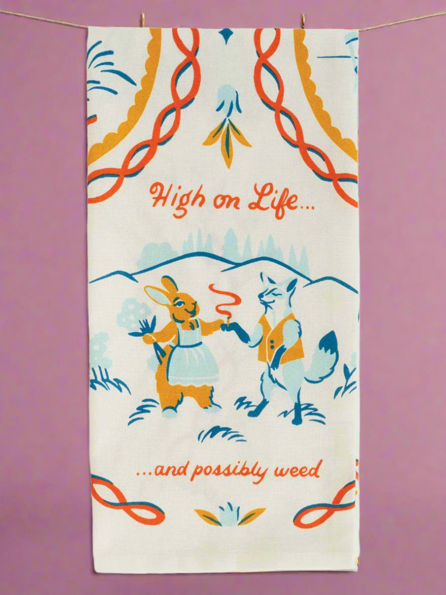 High On Life Dishtowel