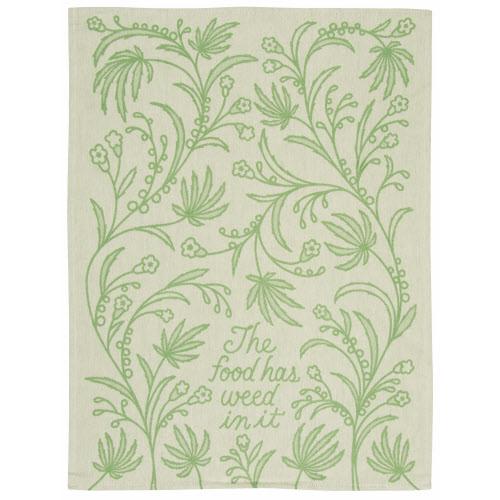 Food Has Weed In It Dish Towel