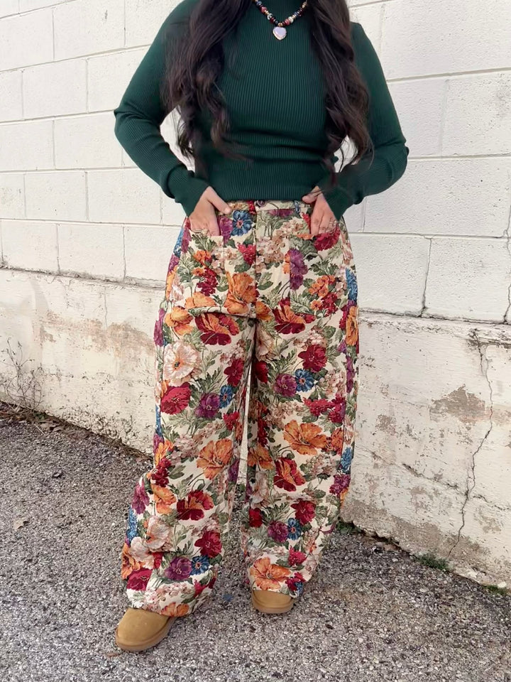 The Flower Power Cargo Joggers