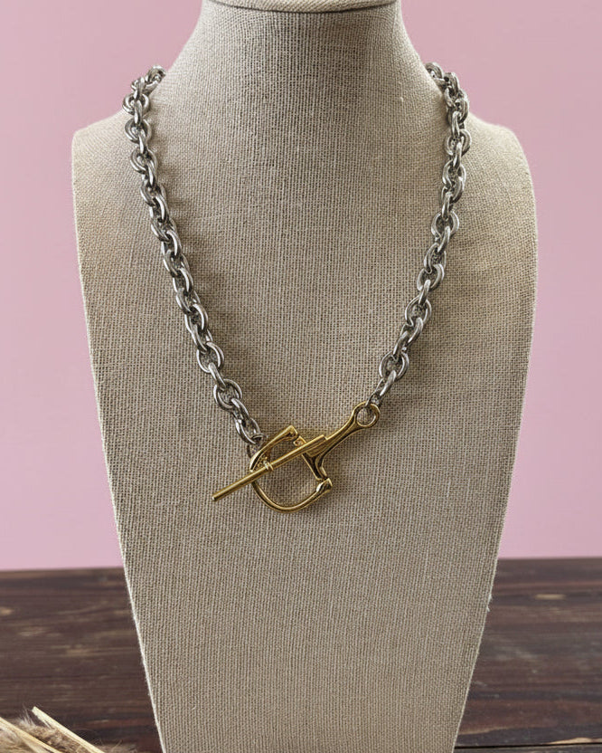 The Tucker Snaffle Bit Necklace