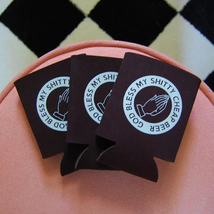 God Bless My Beer Koozie