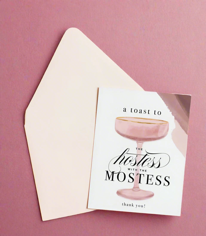 Hostess with the Mostess Greeting Card