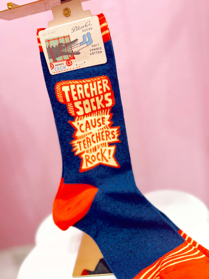 Teachers Rock Crew Socks