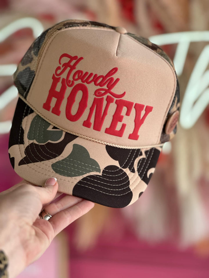 Howdy Honey Camo Trucker Hat