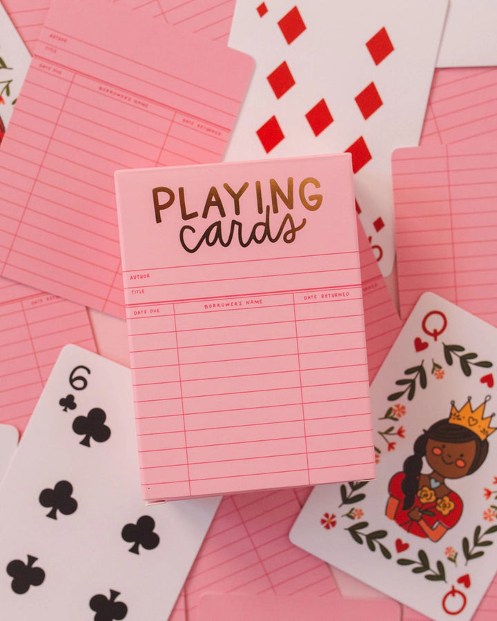 Pink Deck Of Playing Cards
