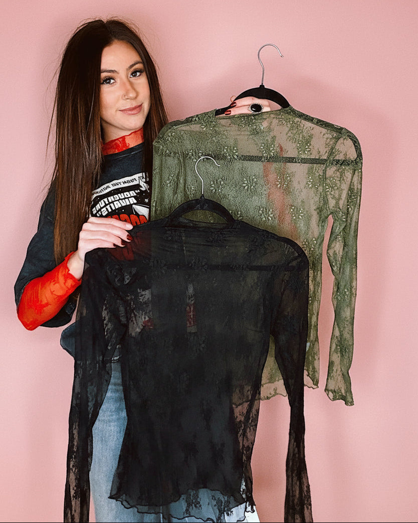 Floral Lace Long Sleeve Top