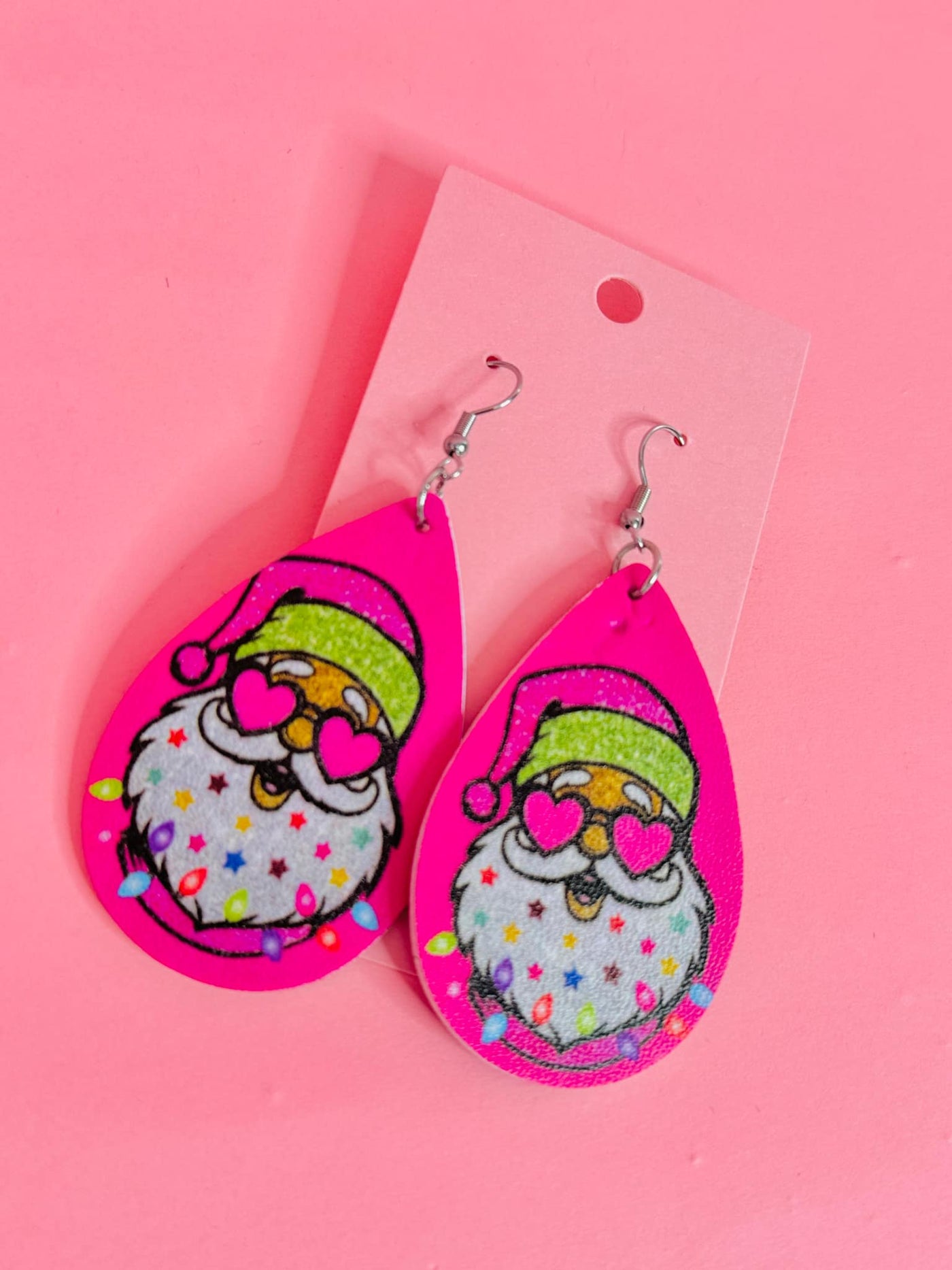 Cool Vibes Santa Earrings
