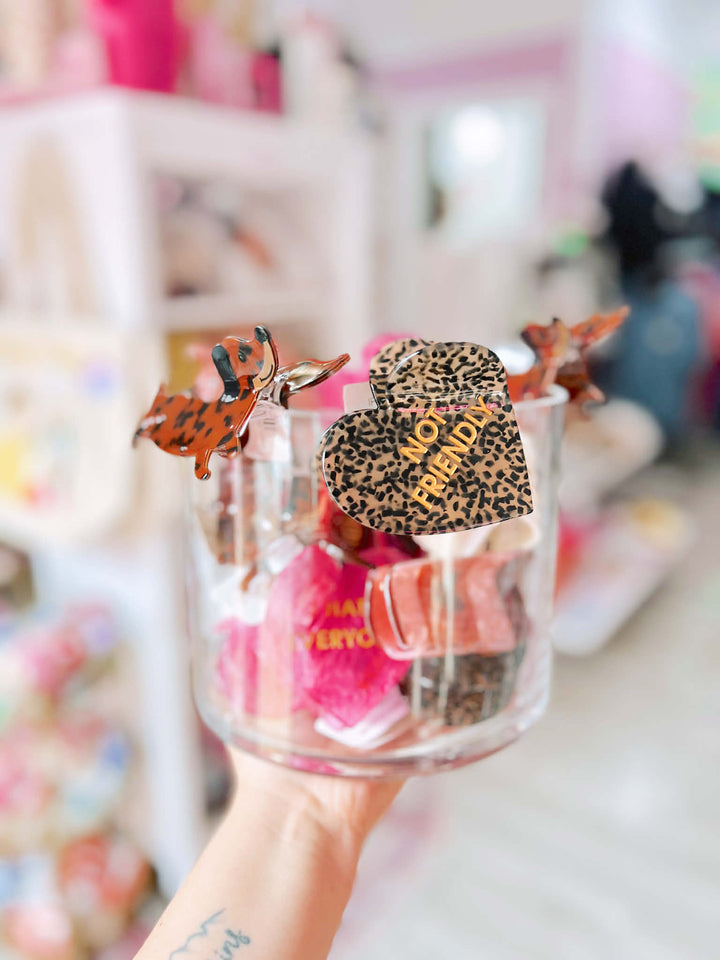 Not Friendly Hair Clip