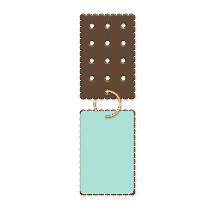 Mint Mini Ice Cream Sandwich Charm Note Cards