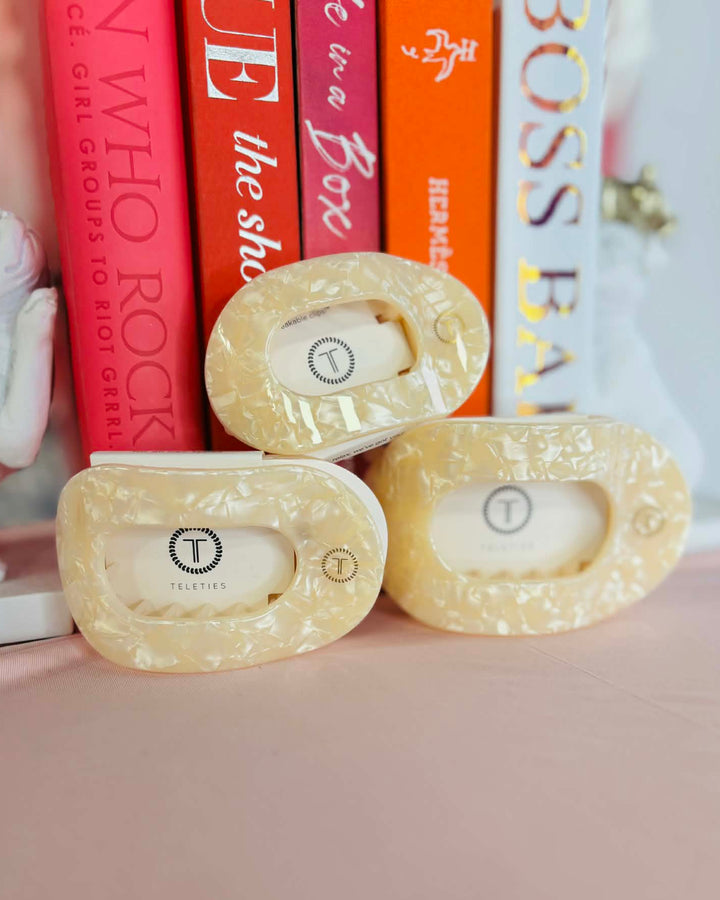 Soft Surf Round Flat Hair Clip