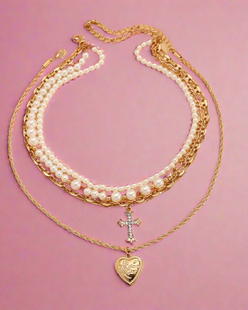 The Devine Layers Necklace Set