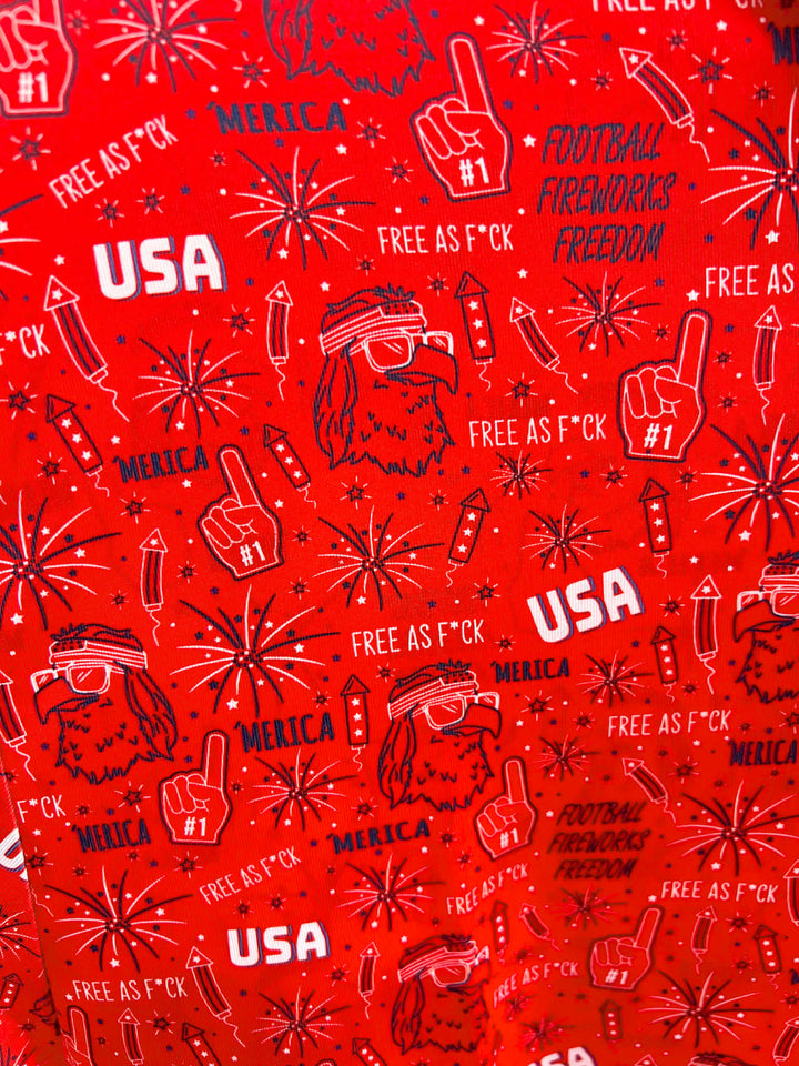 Merica Red Polo