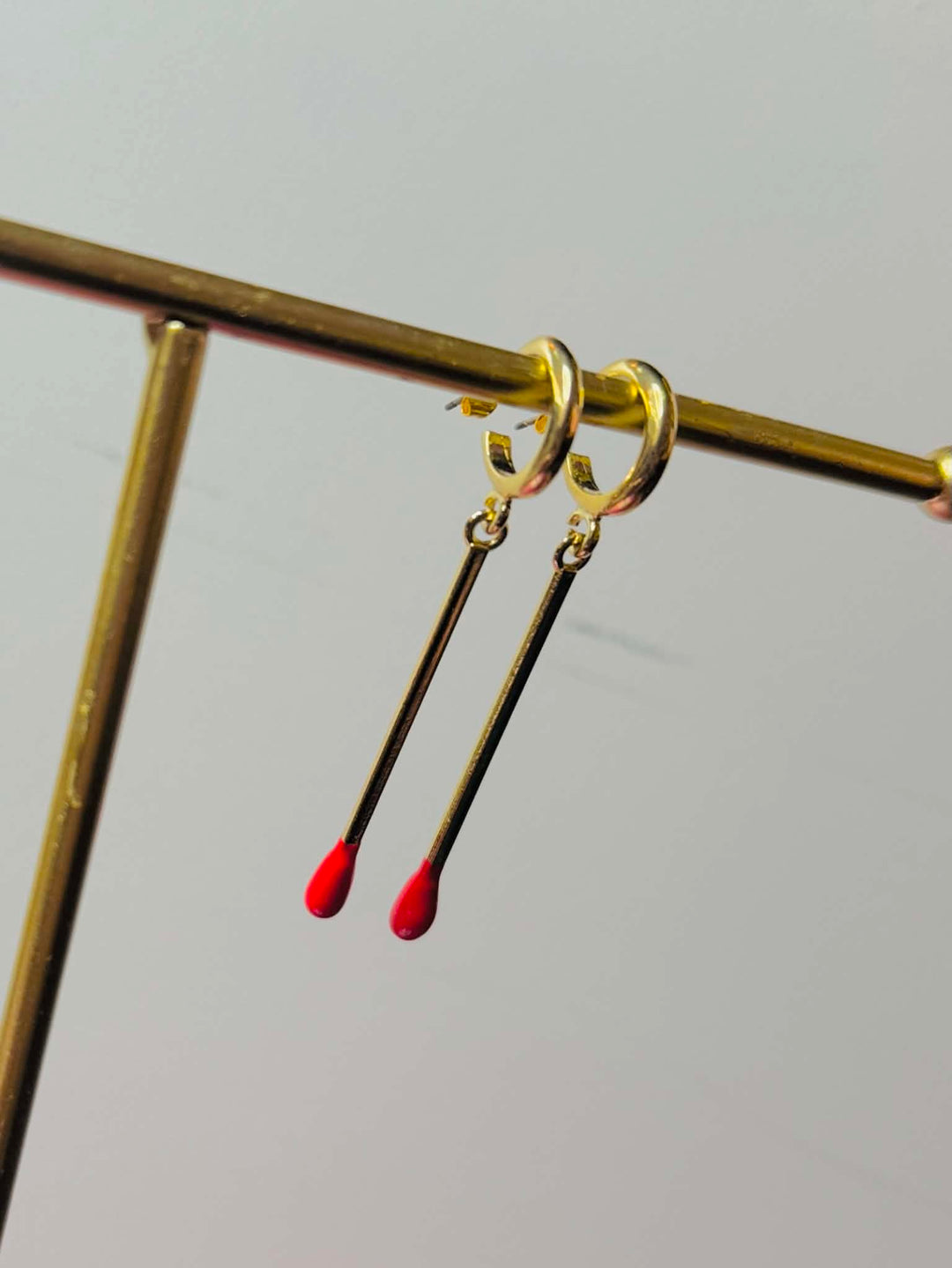 Strike a Spark Matchstick Earrings