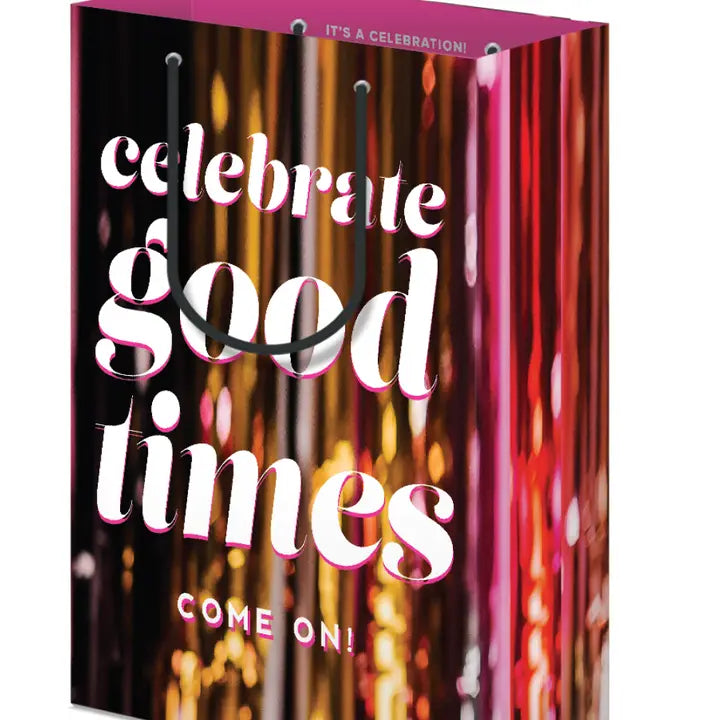Celebrate Good Times Metallic Gift Bag